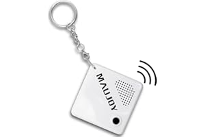 MAUJOY Talking Clock Keychain for Blind - Voice Keyring for Visually Impaired, Easy-to-Use with Alarm - Compact & Portable, Ideal for Elderly (Voice Announcement)