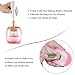 Electric Makeup Brush Cleaner-Portable Cosmetic Brush cleaner Automatic Wash in Seconds and Dry in 360 Rotation with 8 Silicone Collars for All Size Brushes WAMAX