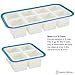 Superb Cube 2 Inch Cube Silicone Ice Cube Tray with EZ-Release & No-Spill Steel Reinforced Rim - Makes 4 Cubes