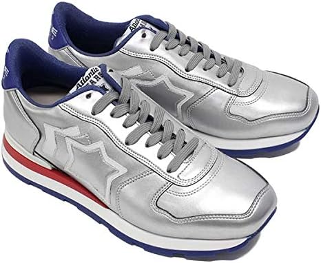 Amazon Atlantic Stars アトランティックスターズ スニーカーantares Arb14b メタリック シルバー 並行輸入品 Atlantic Stars スニーカー