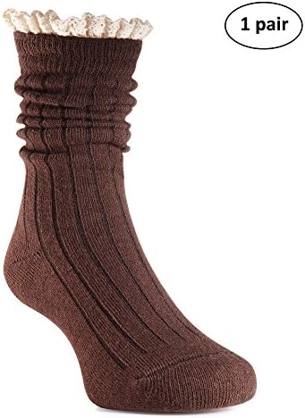 Kids Socks, Big Little Baby Girls Lace Ruffles Calf Socks (1Pair, S)