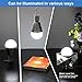 FLYHOOM Portable USB Bulb Lights Indoor Rechargeable LED Bulb Lamp for Emergency, Camping Tent Light Bulb, Shed, Barn, Outdoor, Daylight