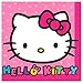 Hello Kitty Party Supplies Pack for 16 Guests: 16 Dessert Plates and 16 Beverage Napkins