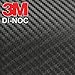 3M DI-NOC CA-421 BLACK CARBON FIBER 1ft x 1ft ( 1 sq/ft) Flex Vinyl Wrap