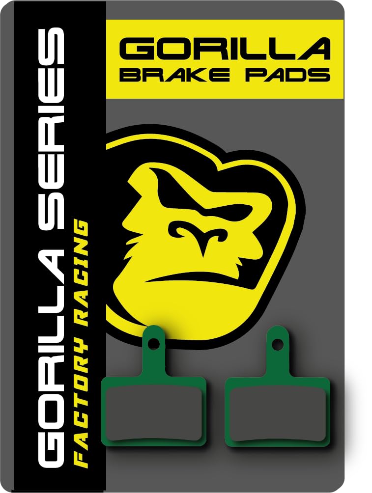Gorilla Brakes Factory Racing Brake Pads for Shimano MT200, MT400, MT500 Brake Calipers