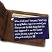 culivis Engraved Navy Wallet Love Note Insert, Metal Wallet Card,When I Tell You I Love You, Mini love Note, Wedding Day Card, Groom's Card For Him, Anniversary Card