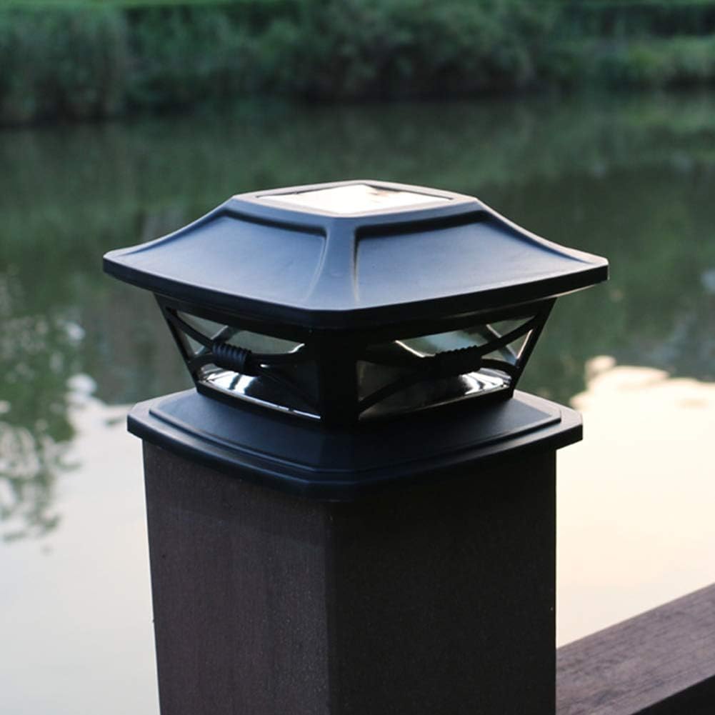 Solar Post Lights, Waterproof Solar Powered Led Night Lamp, Fence Patio