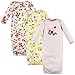Hudson Baby Unisex Cotton Gowns, Strawberry Lemon, 0-6 Months