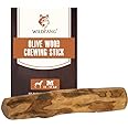 Wildfang® Olive Wood Dog Chew Puppy Teething Toys Dog Stick Toy-Long Lasting Natural Chew Toys for Dogs, Root Chews for Dogs, Wooden Dog Chew Stick, Tree Root Dog Bones, Wood Chew for All Dogs-Large
