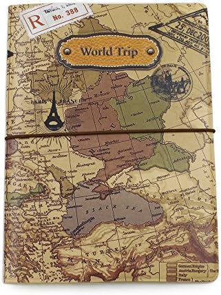 World Trip Map , ID Card Visa Case, Passport Holder Cover Bag , Travel Journey Tickets Case