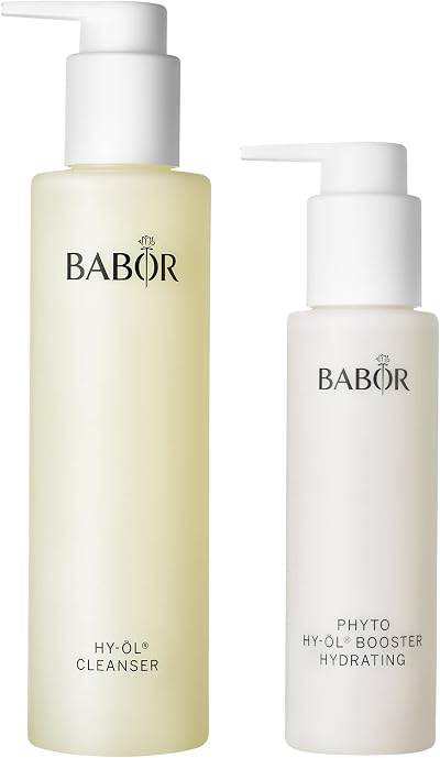 BABOR Hy-Oil Cleanser Booster Set for Dry Skin Deep Cleansing Facial 2-Piece