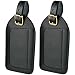 Travel Smart by Conair Large Leather Luggage Tags (2 per pack)
