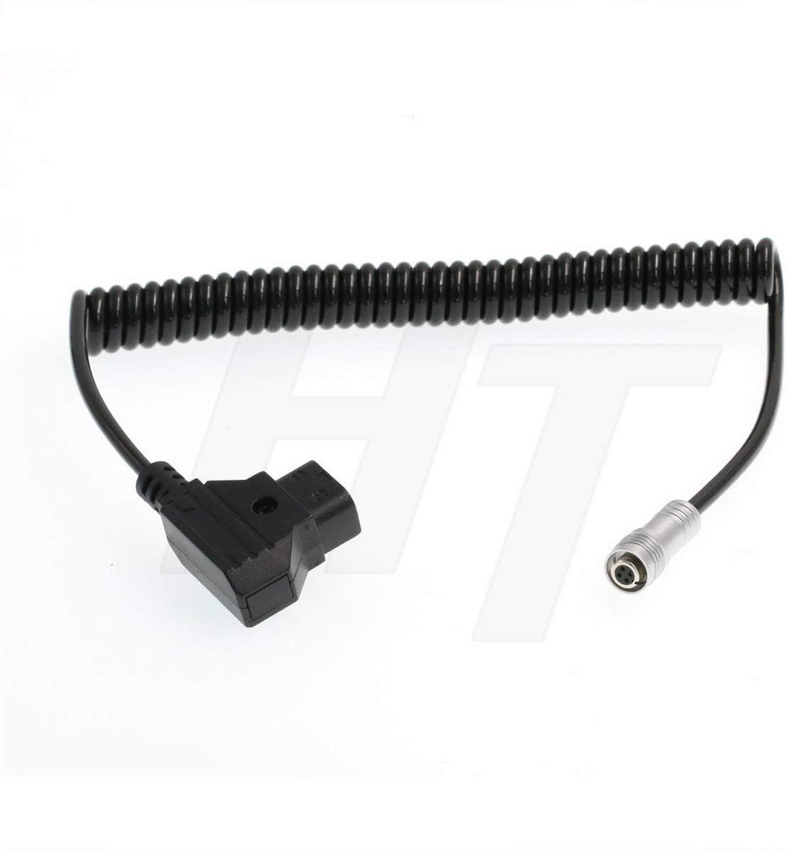 HangTon BM5 BM7 HH7 HS7T Monitor D-Tap 4 Pin Power Cable for PortKeys, Gold, straight - Image 3