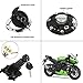 INNOGLOW Motorcycle Ignition Switch Key Fuel Gas Cap Cover Kit Lock Key Set for Kawasaki ZX 6R 7R ZZR