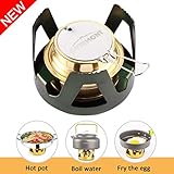 Overmont Ultralight Camping Cookware Set Camping Stove Outdoor Cooking Mess Kit Pots Pans Camp Kettle Portable for Backpacking Hiking Trekking Picnic Fishing Mountaineering
