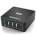 TNP Quick Charge 3.0 USB Wall Charger Multi Port 5 Port 40W Fast Charging Station Power Adapter Plug USB-C / USB Type-C For Galaxy S7 S6 Edge Plus, iPhone 7 / 6s / Plus, iPad Pro / Air 2 / mini