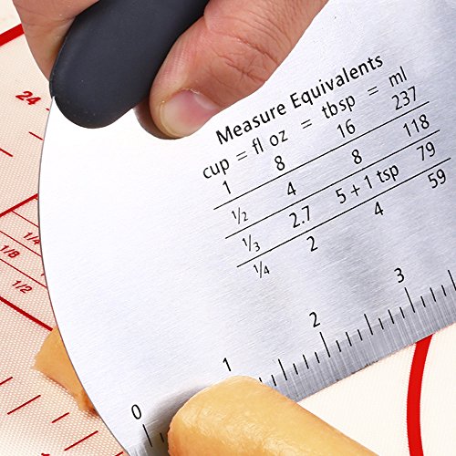 image for JDYYICZ Stainless Steel Pastry Scraper / Cutter / Chopper，Multipurpo