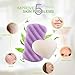 Konjac Sponges 100% Natural Facial & Body Sponge Set for Sensitive Skin, 4 Pack, Bamboo Charcoal/Green Tea/Lavender Essence Face Cleansing Exfoliation (2 Body+2 Facial) (3 pack)