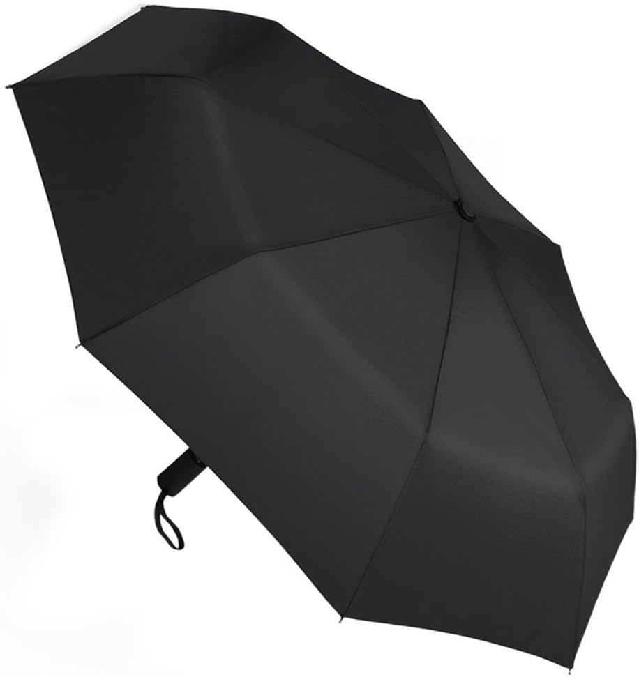 Umbrella – Unbreakable, Windproof, Waterproof, Lightweight, Travel Umbrella with Pressure Powered Stem Technology, Auto Open & Close, Perforated Rubber Handle for Max Grip & Reduced Wrist Fatigue