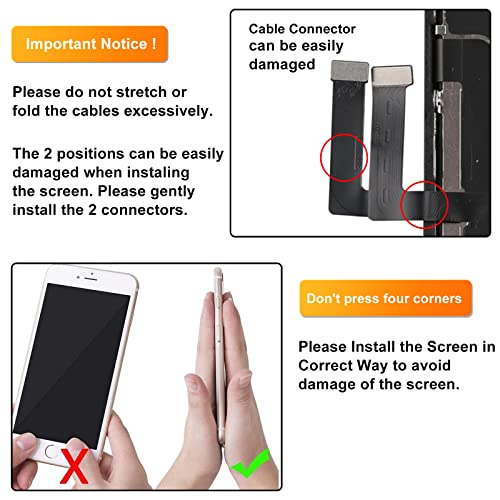 LL TRADER Screen Replacement for iPhone 11 LCD Retina 6.1'' FHD Display COF Touch Screen Digitizer with Repair Tool Kits, Waterproof Tape, Screen Protector(for Model A2111, A2223, A2221)
