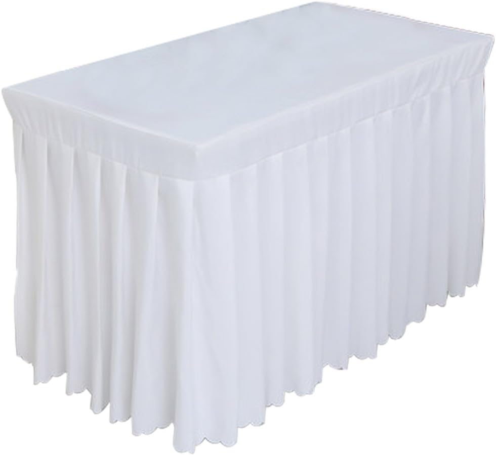 Best white pleated table cloth