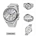 Coach Womens 14502489 Mini Boyfriend Silver Tone Stainless Mesh Glitz Watch