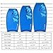 G Super Bodyboard Body Board EPS Core, IXPE Deck, HDPE Slick Bottom with Leash (Blue Shark, 37-inch)