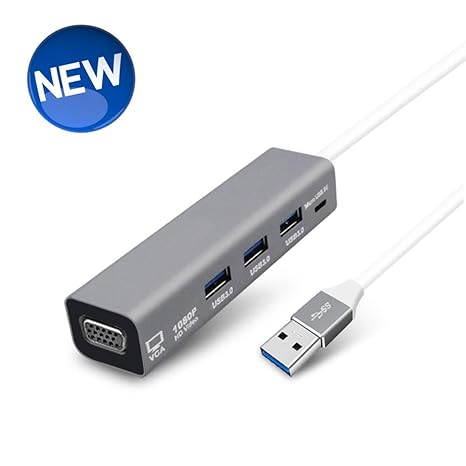 Cable Adaptador de USB a VGA Compatible con Mac OS Windows XP ...
