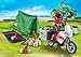 Playmobil Biker at Camp Site Playset