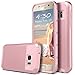 ULAK Galaxy S7 Case, S7 Case, Hybrid Dual Layer Protective Case for Samsung Galaxy S7 (2016 Release) 2-Piece Style Soft TPU Hard PC Shell Cover (Rose Gold/Rose Gold) Will not Fit S7 Edge