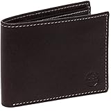 Timberland Men's Antique Waxy Goat Leather Extra Capacity Commuter Bifold Wallet