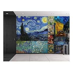 Peel and Stick Wallpapaer Famous Paintings Collage by...