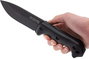 Ka-Bar BK-22 Becker Companion Fixed Blade Knife with HD Polyester Front Pocket Sheath (5.25-Inch)