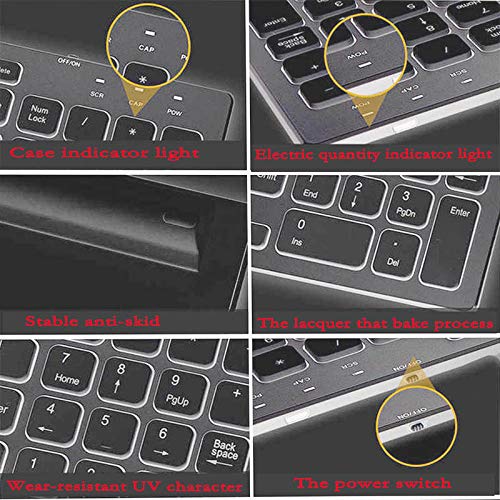 Wireless Keyboard and Mouse Combo, Full Size Wireless Keyboard and Mouse Set,2.4GHz Silent USB Wireless Keyboard Mouse Combo for Windows, Computer, PC, Notebook, Laptop/IRONGRAY