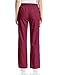 Cherokee Women's Flexibles Mid Rise Elastic Waist Scrubs Pant, Wine, X-Large
