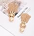 Bohemian Tassel Chandelier Dangle Earring For Women Girl Piercing Earring Clip On Earrings Long Drop Statement Earrings (clip on earring gold)