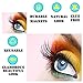 Magnetic Eyelashes No Glue-Reusable False Eyelashes Set for Natural Look,3D Reusable Full Eye Fake Lashes Extensions By Verfanny- Thick Soft & Handmade Seconds to Apply (1 Pair 4 Pcs)