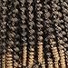 Eerya Afro Spring Twist Crochet Braids 3 Pack Bomb Mini Passion Twists Crochet Hair Ombre Colors Synthetic Jamaican Bounce Short Fluffy Hair Extension 8Inch (1B/27#)