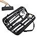 Ordekcity BBQ Grill Tools Set - 5 Piece Grill Accessories Stainless Steel Grill Utensils Set Barbecue Tongs, Complete Outdoor BBQ Accessories