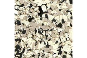 EPOXY FX Epoxy Flakes 1/4" (5 Pounds) - Epoxy Floor Flakes/Garage Floor Flakes for Decorative Floors and Crafts (104 Caribou)