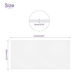 DMiotech 12 x 24 x 3/16 Inch Plastic UHMW