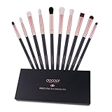 Docolor Eye Shadow Brush Set 10Pcs Eye Makeup Brushes for Shading or Blending of Eyeshadow Concealer Cosmetics Eyebrow Brush