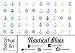 Nautical Blues Waterslide Nail Decals - 50pc