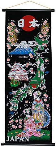 日本のお土産 ペナント掛け軸 中 Hanging Scroll M 名古屋 Nagoya Parapentefamily Com