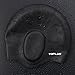 TOPLUS Swim Cap Women, Swimming Cap Waterproof Unisex Swimming Caps for Women and Swimming Cap for Men Silicone No-Slip - Dark Black