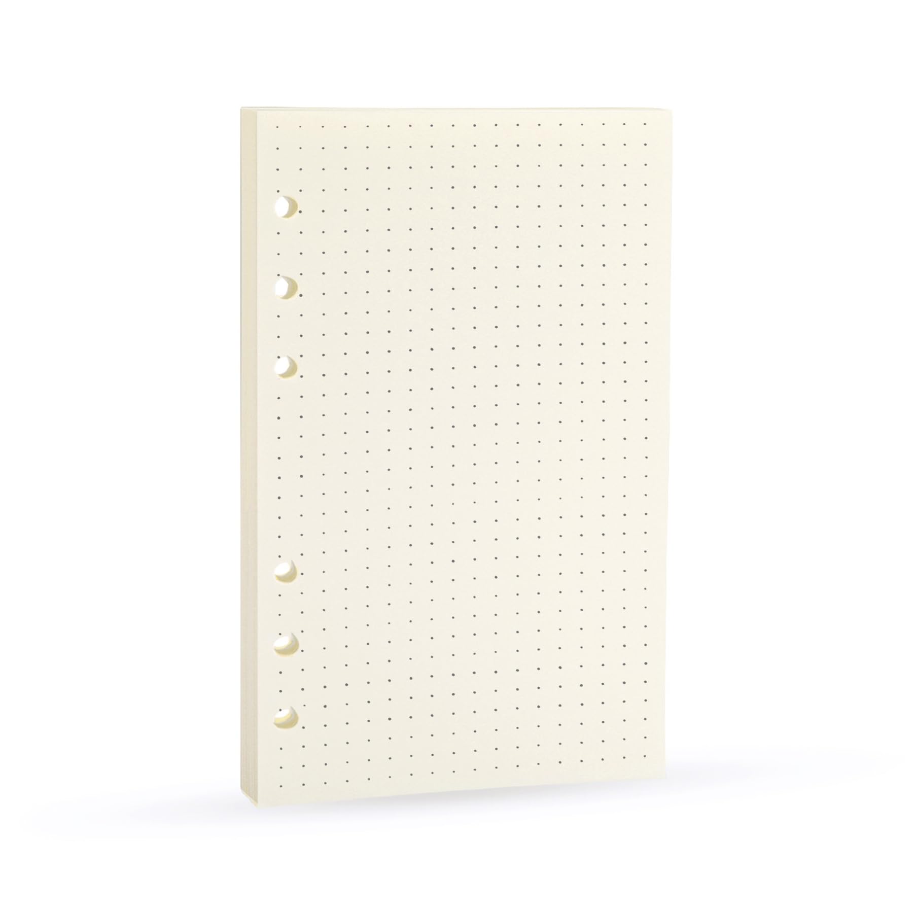 Harphia A5 A6 Loose Leaf Notebook Refill Spiral Binder Planner Inner Page Inside Paper Dairy Weekly Monthly Plan To do Line Dot grid (Dot Mattrix, A6-17x9.4cm)
