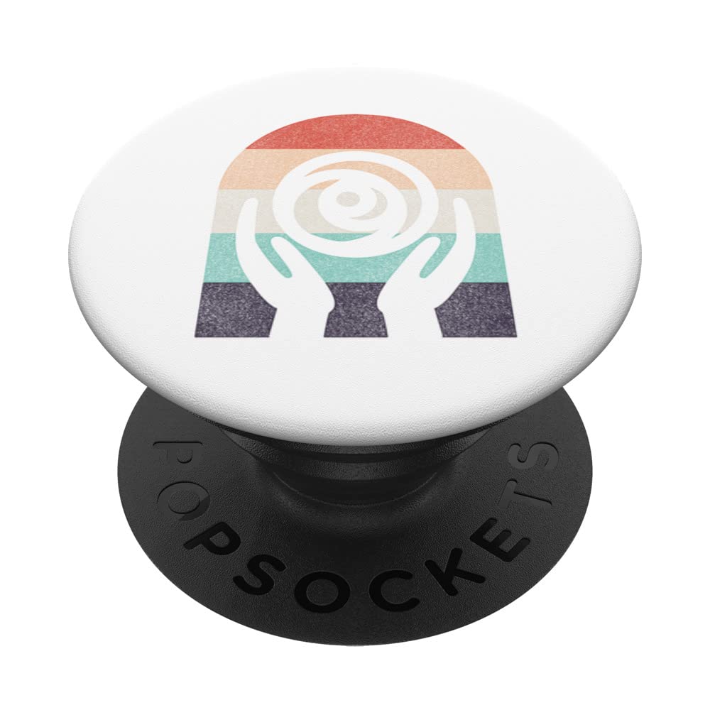 Ceramic Design Retro Kiln It Pottery Logo for Men Women PopSockets Swappable PopGrip