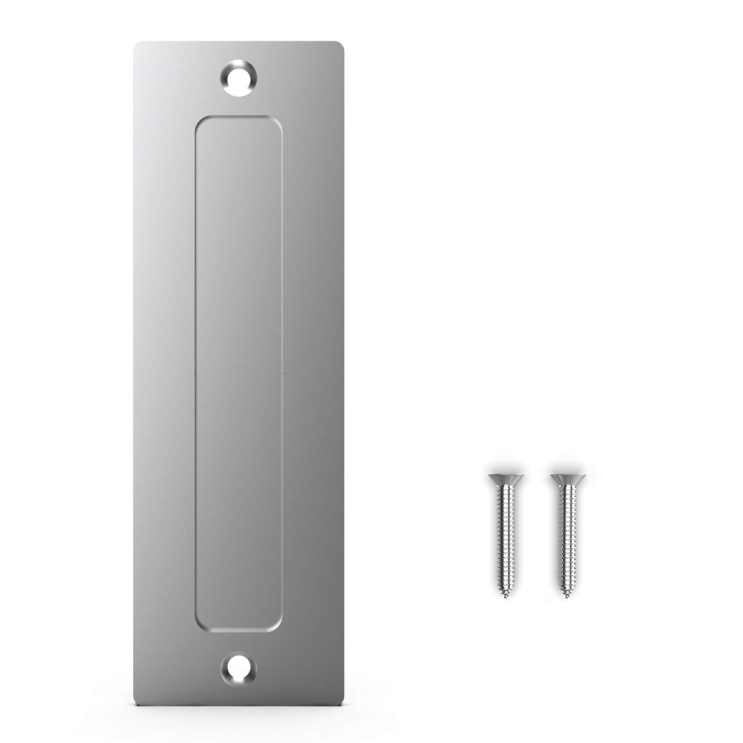 Orgerphy Stainless 7” Barn Door Handle Finger Pull Set Heavy Duty Modern Simple Invisible