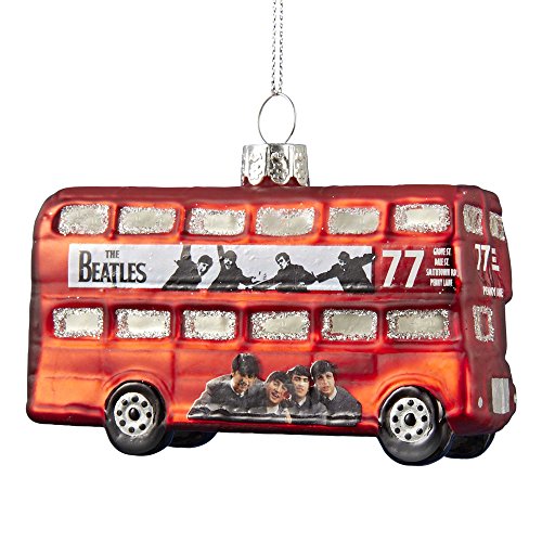 Kurt adler beatles a hard day s night bus ornament