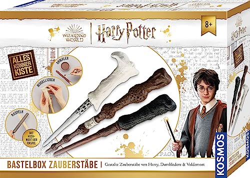 604653 Harry Potter Kit de bricolage avec baguettes magiques Harry Potter, Dumbledore et Voldemort